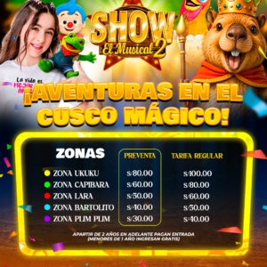 AVENTURAS EN EL CUSCO MÁGICO, MUSICAL